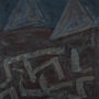 Rafael Talavera. Pirámides. 1987. Mixta/tela. 167x133 cm
